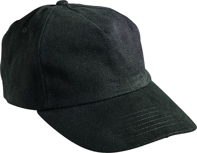 MYRTLE BEACH mb 5 Panel Cap MB9412 100%BW black Größe one size
