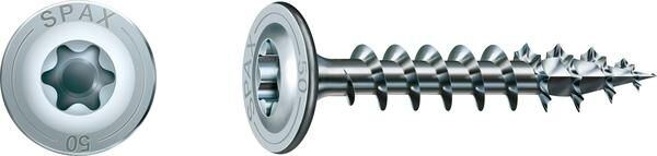 SPAX Universalschraube T40 8x120mm Tellerkopf Vollgewinde 4CUT T-STAR+ WIROX 50 Stück