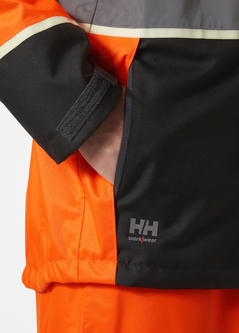 HELLY HANSEN UC-ME Shell Jacke Orange/Ebony Gr. S