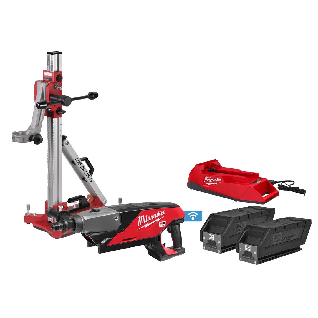 MILWAUKEE Diamantkernbohrgerät MX FUEL MXF DCD150-302C KIT + MXF DR255 150mm
