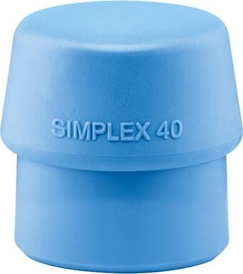 HALDER Schonhammerkopf SIMPLEX TPE-soft 40mm blau 3201.040