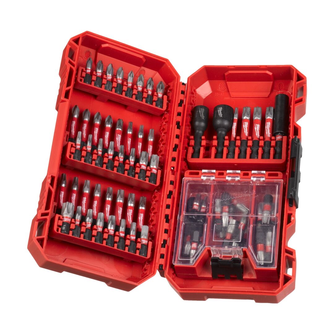 MILWAUKEE Bit Set Bohren & Schrauben 75-teilig SHOCKWAVE