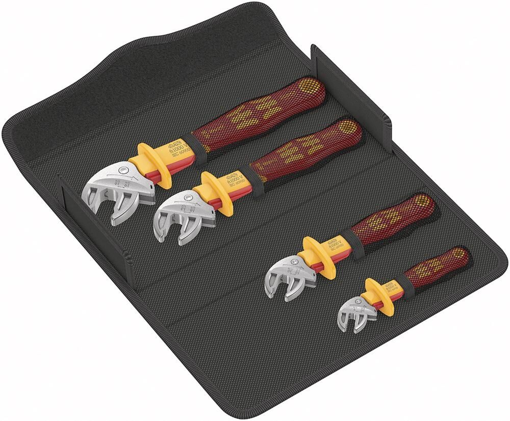 WERA Maulschlüssel Set VDE 7-19mm selbstjustierend 4-teilig Joker
