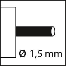 FORMAT Präzisions-Taschenmessschieber mit Feststellung 150mm