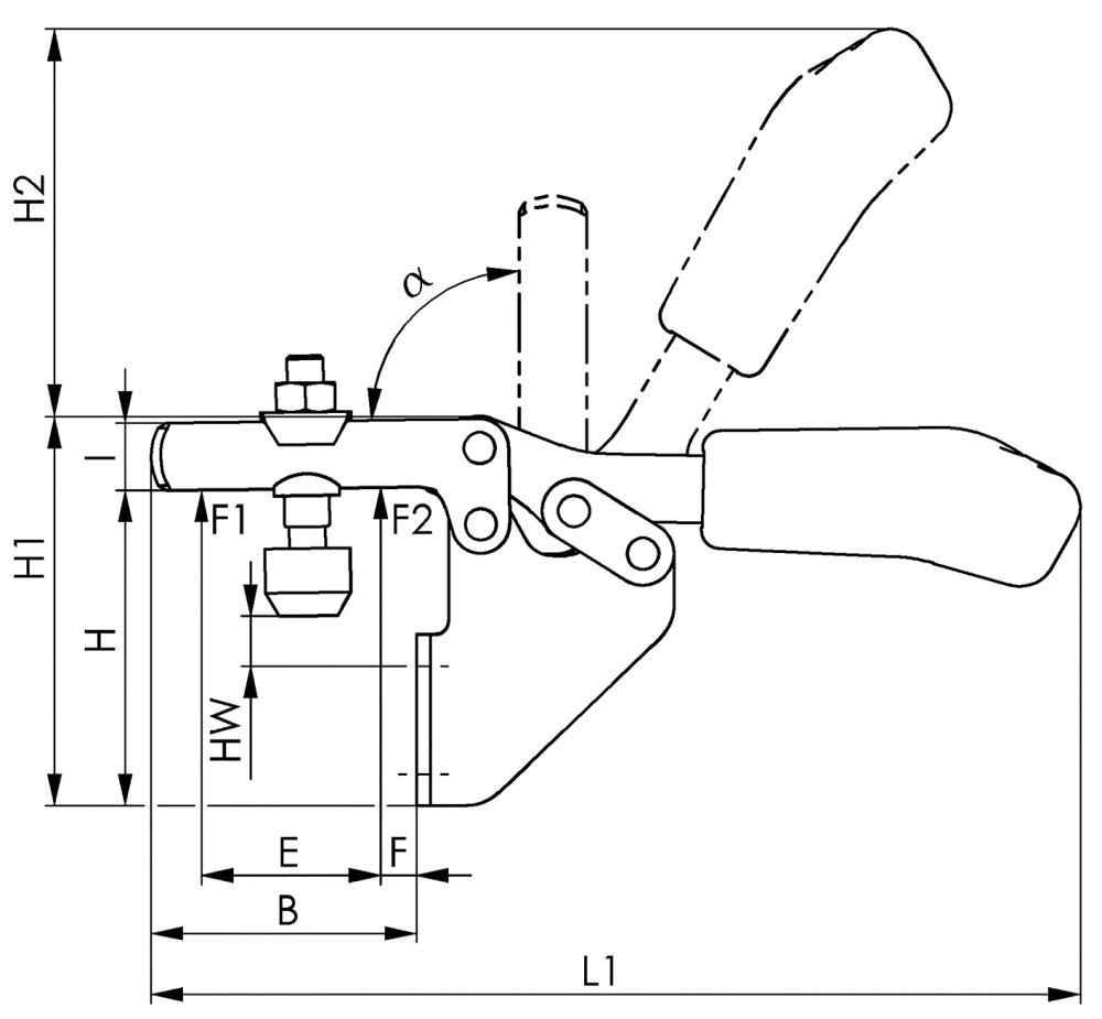 AMF Waagrecht-Spanner 6833 Gr. 2