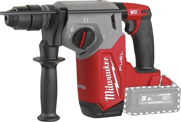 MILWAUKEE Akku-Kombihammer FUEL M18 FHX-0X ohne Akku & Ladegerät mit Wechselfutter