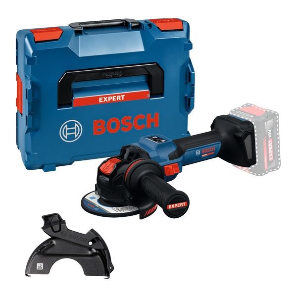 BOSCH Akku-Winkelschleifer EXWX18V-15S X-Lock, solo, in L-BOXX
