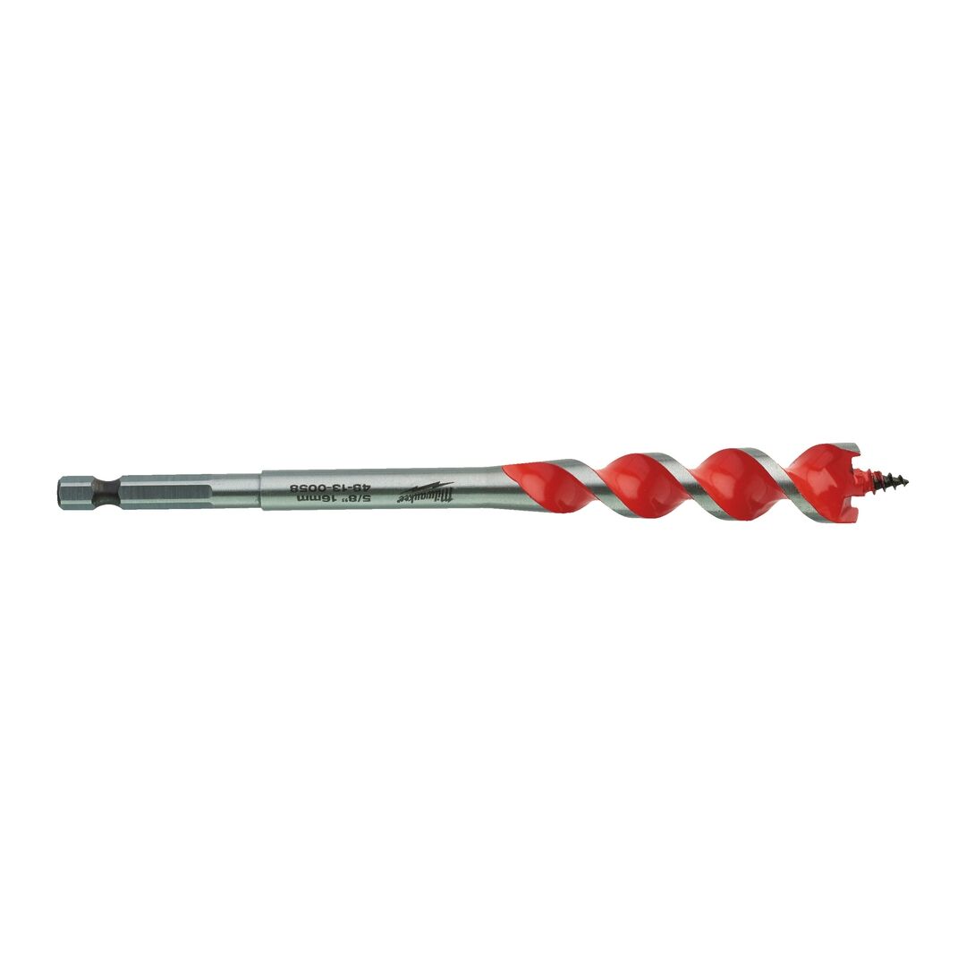 MILWAUKEE Holzbohrer 1/4" Hex 16x165mm SPEED FEED