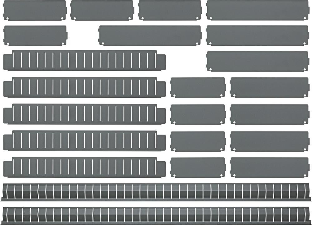 WERA FORMAT Einteilungs Set für Schubladen 760x398mm 23-teilig