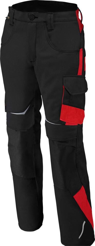 KÜBLER Hose PULSSCHLAG high Gr. 25 schwarz/mittelrot