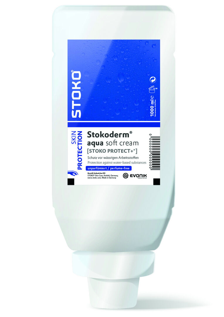 SC JOHNSON STOKODERM Aqua Pure Schutzcreme 1000ml Softflasche