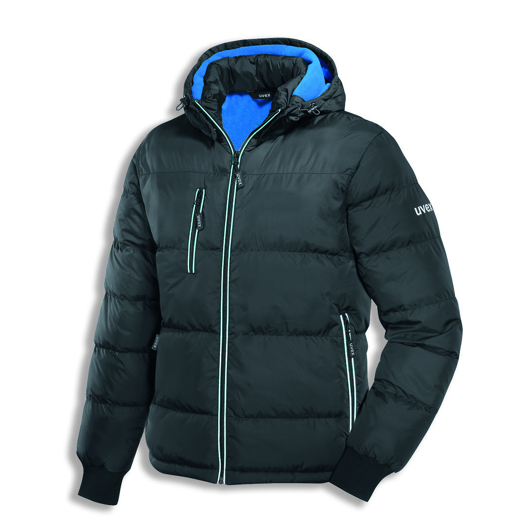 UVEX Thermo-Steppjacke 9894 Gr. S 44/46 schwarz/blau 98668.09