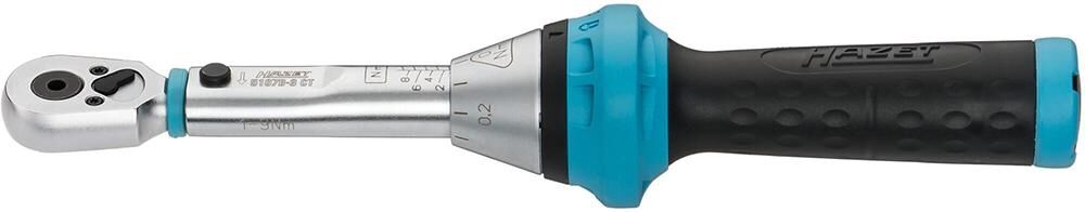 HAZET Drehmomentschlüssel 1/4" Bitaufnahme 1-9Nm 5107 B-3CT