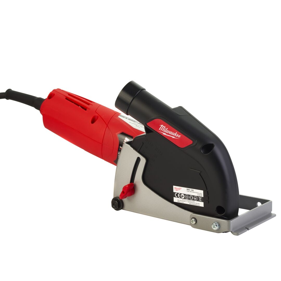 MILWAUKEE Winkelschleifer + Absaughaube AGV12-125XDEC-Set