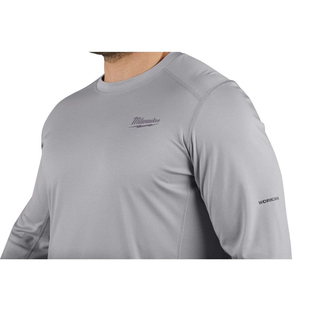 MILWAUKEE Langarmshirt WWLSG grau Gr. M