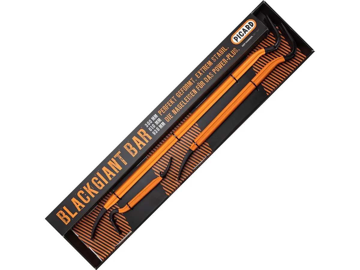 PICARD Nageleisen Set 300/610/930mm BlackGiant 3-teilig