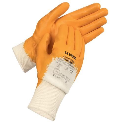 UVEX Nitrilhandschuhe profi ergo ENB20A Gr. 10 orange 6014.7