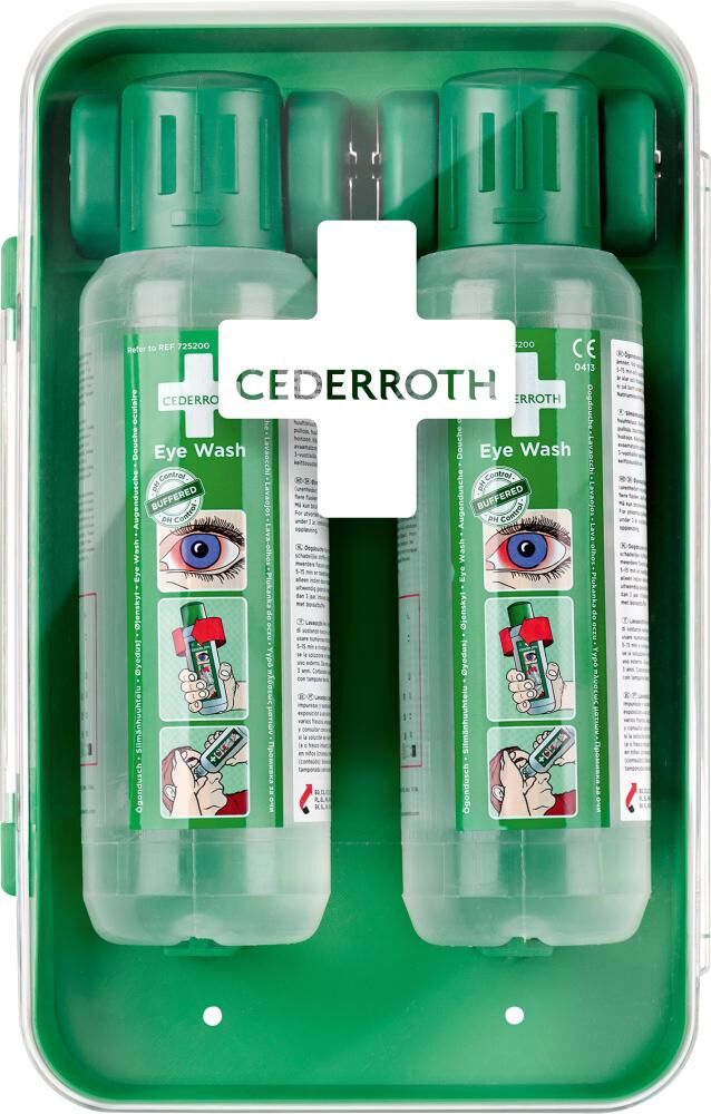 CEDERROTH Eye Wash Cabinet 2x500ml
