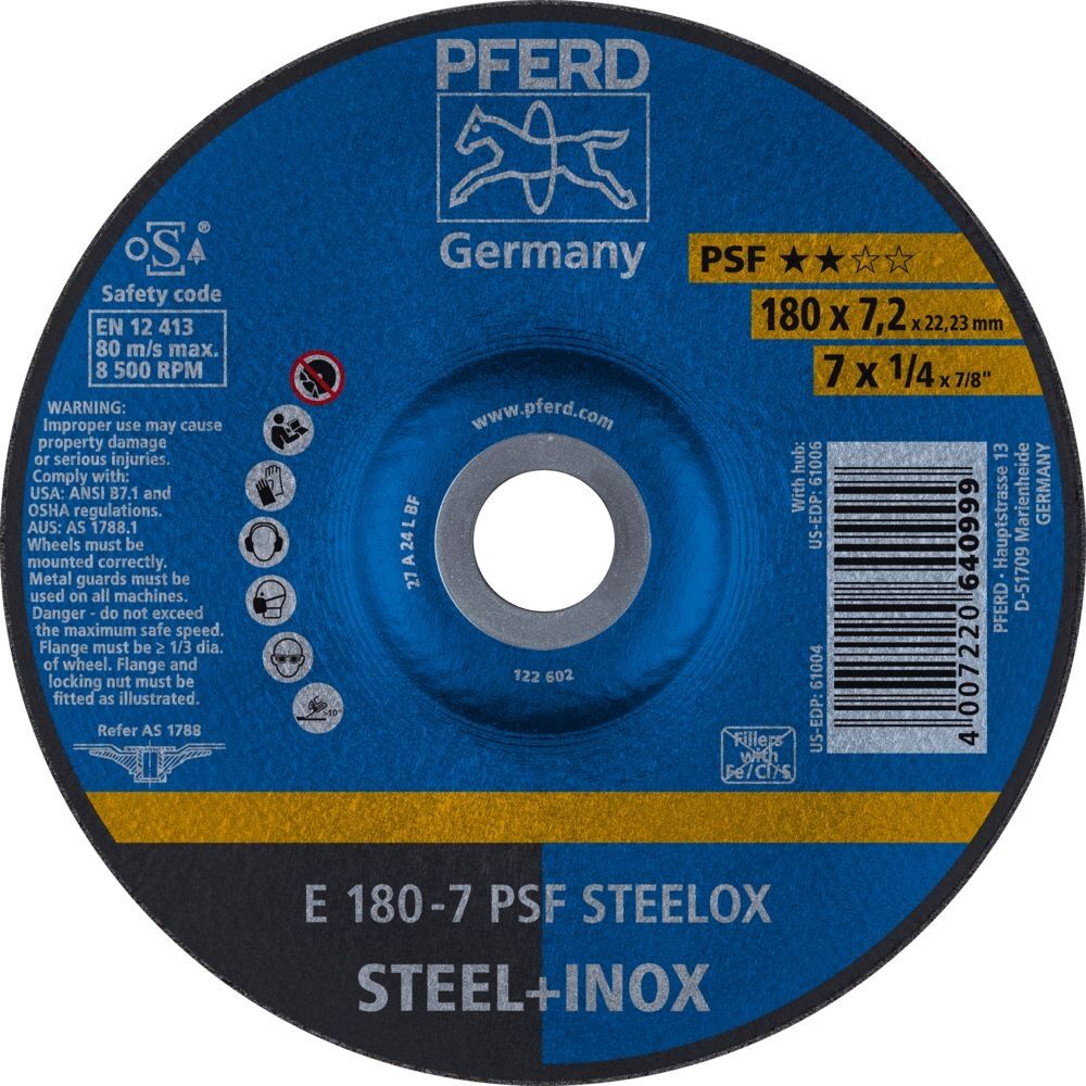 PFERD Schruppscheibe E 178-7 A 24L PSF