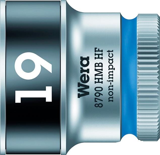 WERA Steckschlüsseleinsatz sechskant 3/8" 19mm Haltefunktion