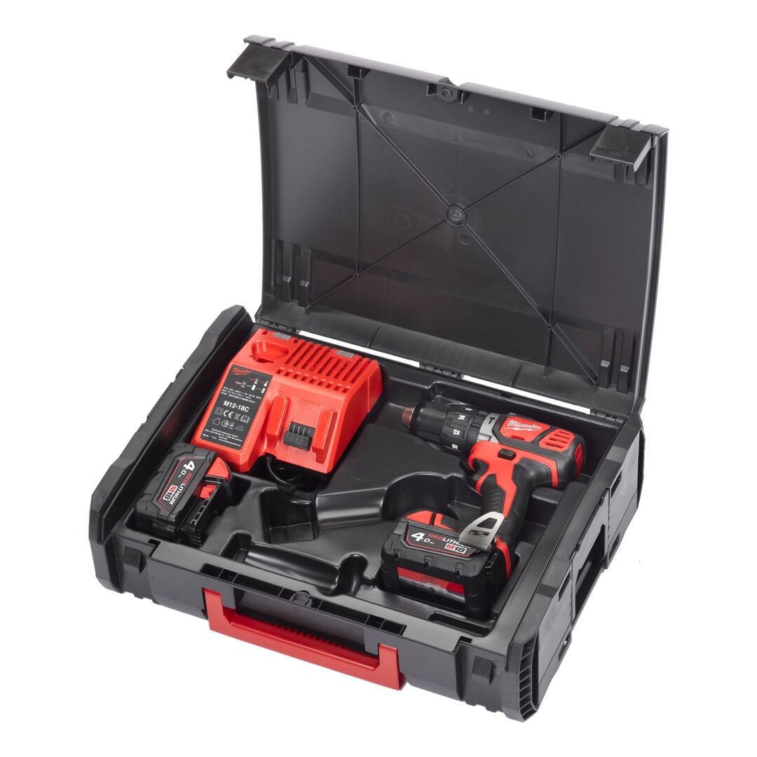 MILWAUKEE Akku-Schlagbohrschrauber M18 BPD 4Ah in HD Box