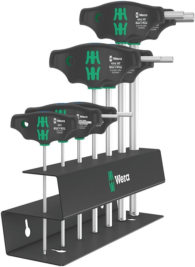 WERA Quergriff Schraubendreher Set Hex-Plus 7-teilig 454/7