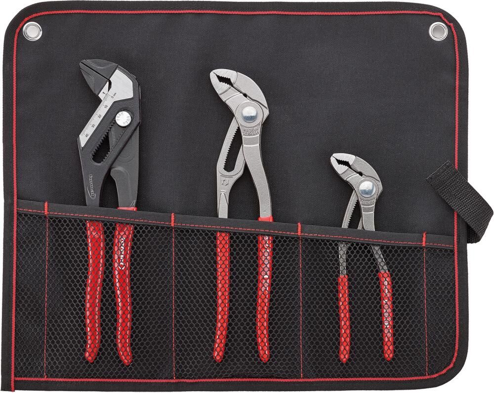 FORMAT Wasserpumpen- & Zangenschlüssel Set 3-teilig in Rolltasche