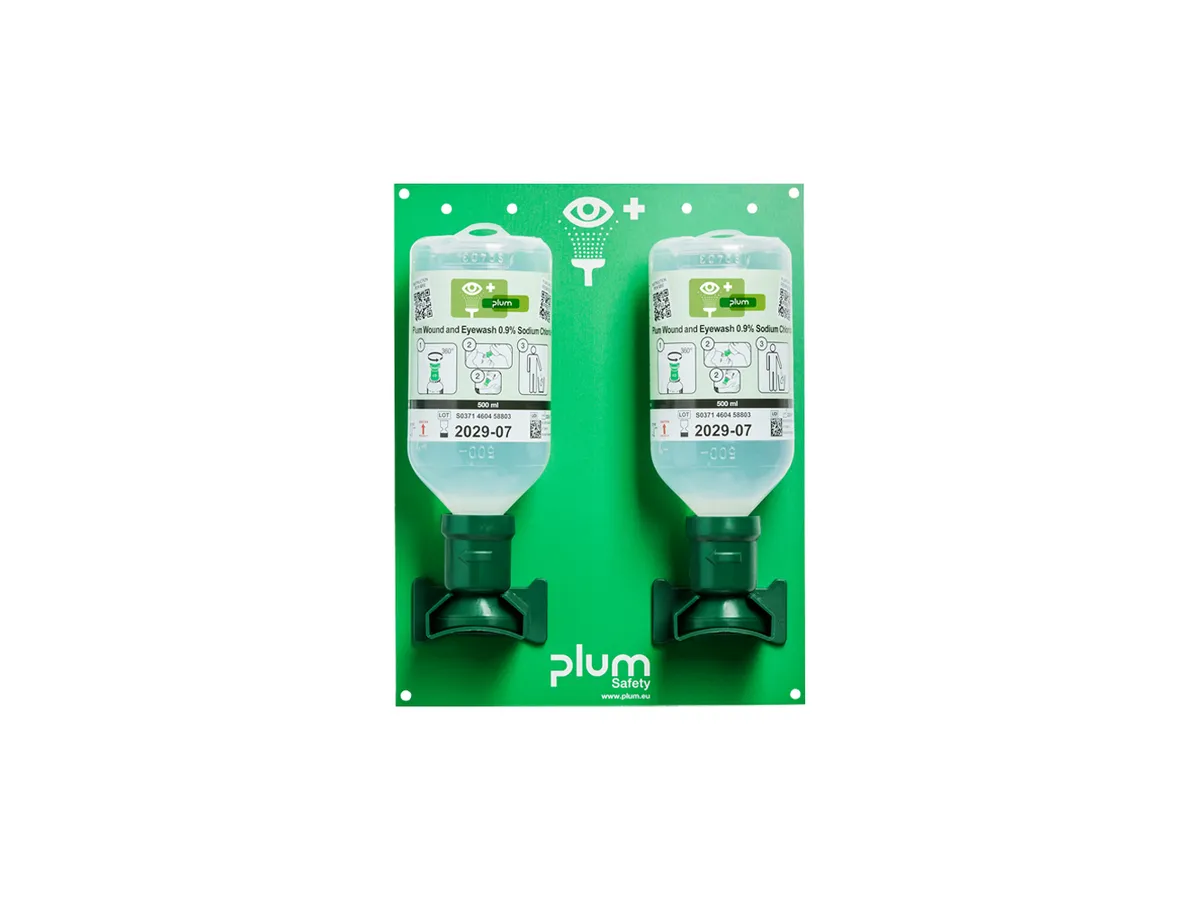 PLUM Augenspülstation inkl. 2 Flaschen 500ml