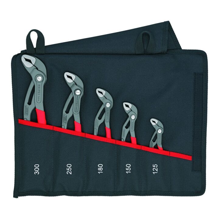 KNIPEX Wasserpumpenzange Cobra Set 00 19 55 S5 5-teilig 125 bis 300mm