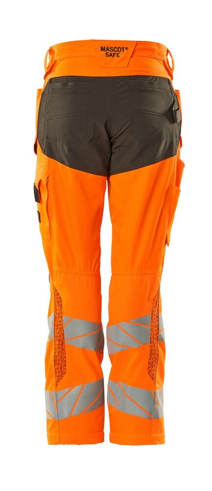 MASCOT Accel Safe Bundhose Damen Diamit Gr. 82C40 hi-vis or/dunkelanth 19578-236