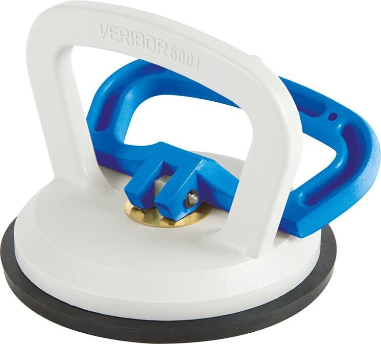 BOHLE Veribor Saugheber 1-Kopf-K.stoff,grau/blau