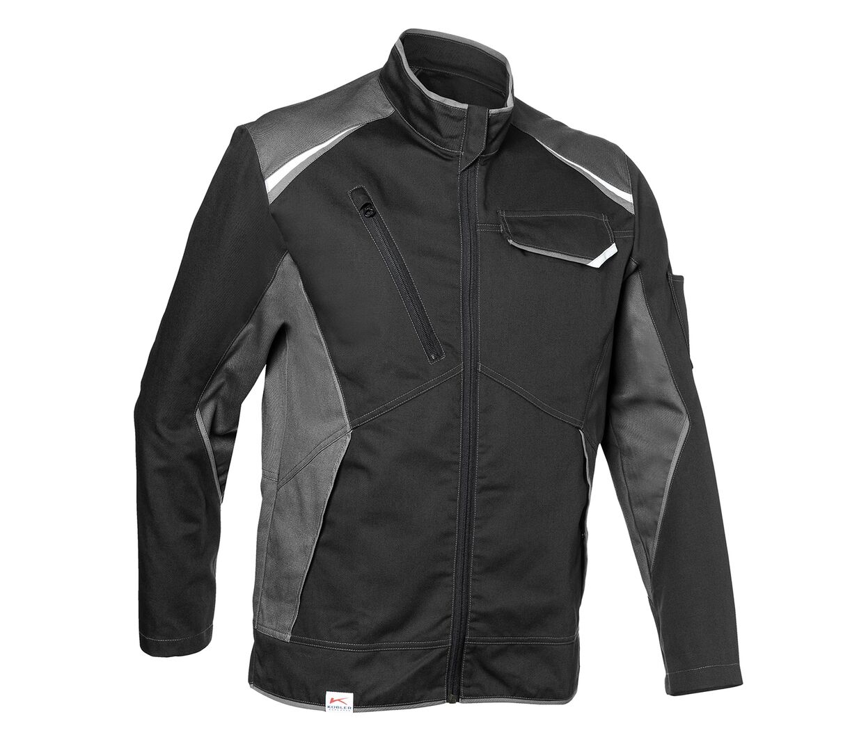 KÜBLER Jacke Arbeitsjacke ICONIQ 1140 Gr. L schwarz/anthrazit