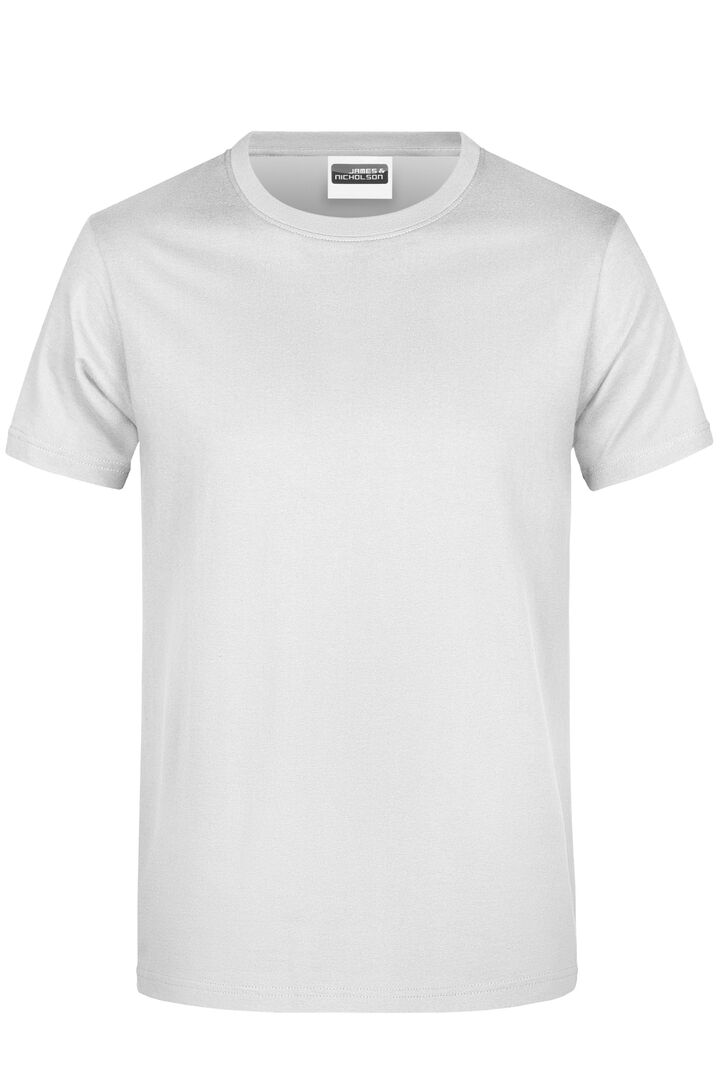 JAMES & NICHOLSON T-Shirt 180 Gr. M white JN790