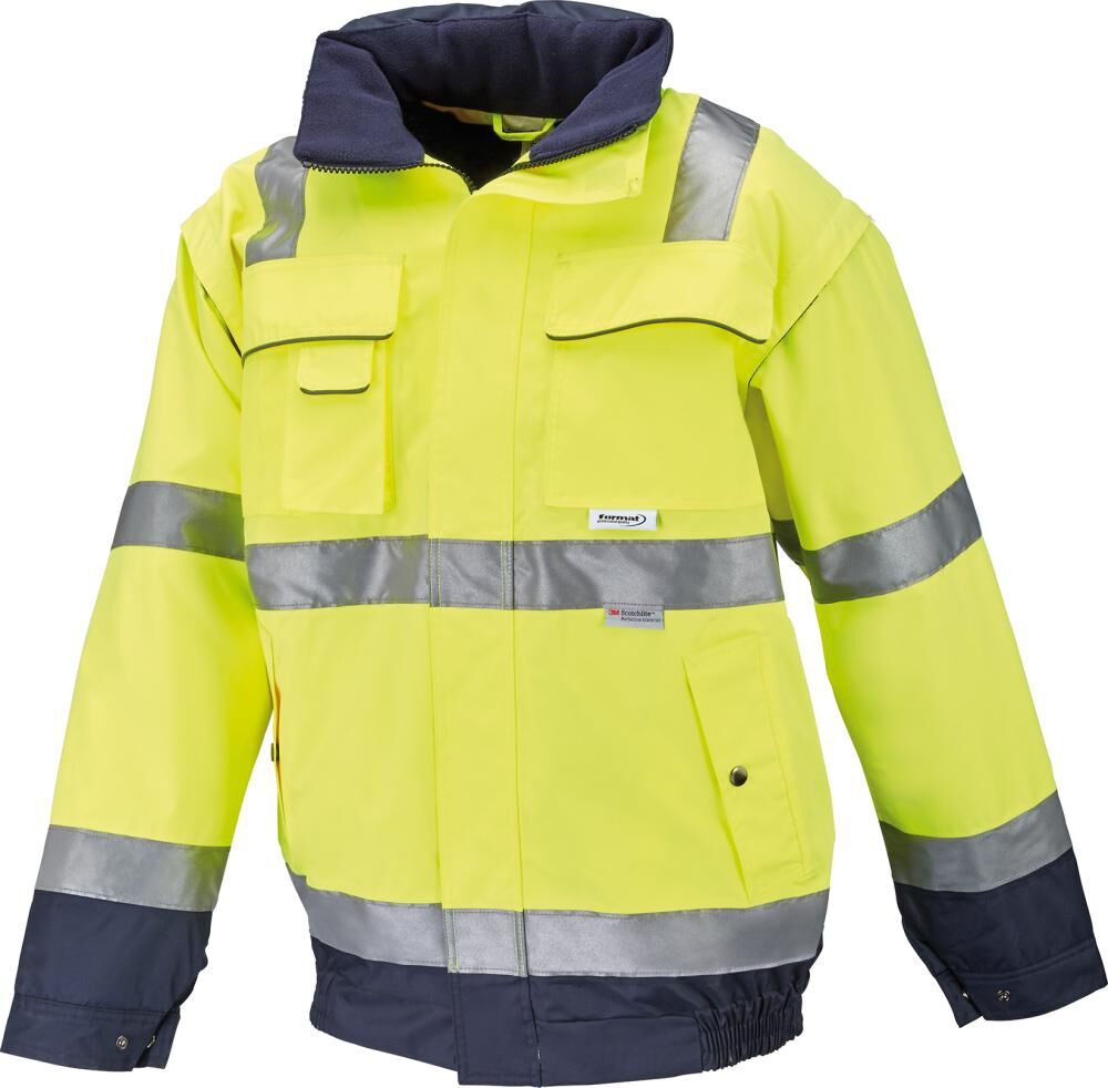 KÜBLER REFLECTIQ Jacke PSA 2 warnorange/anthrazit Gr. 27