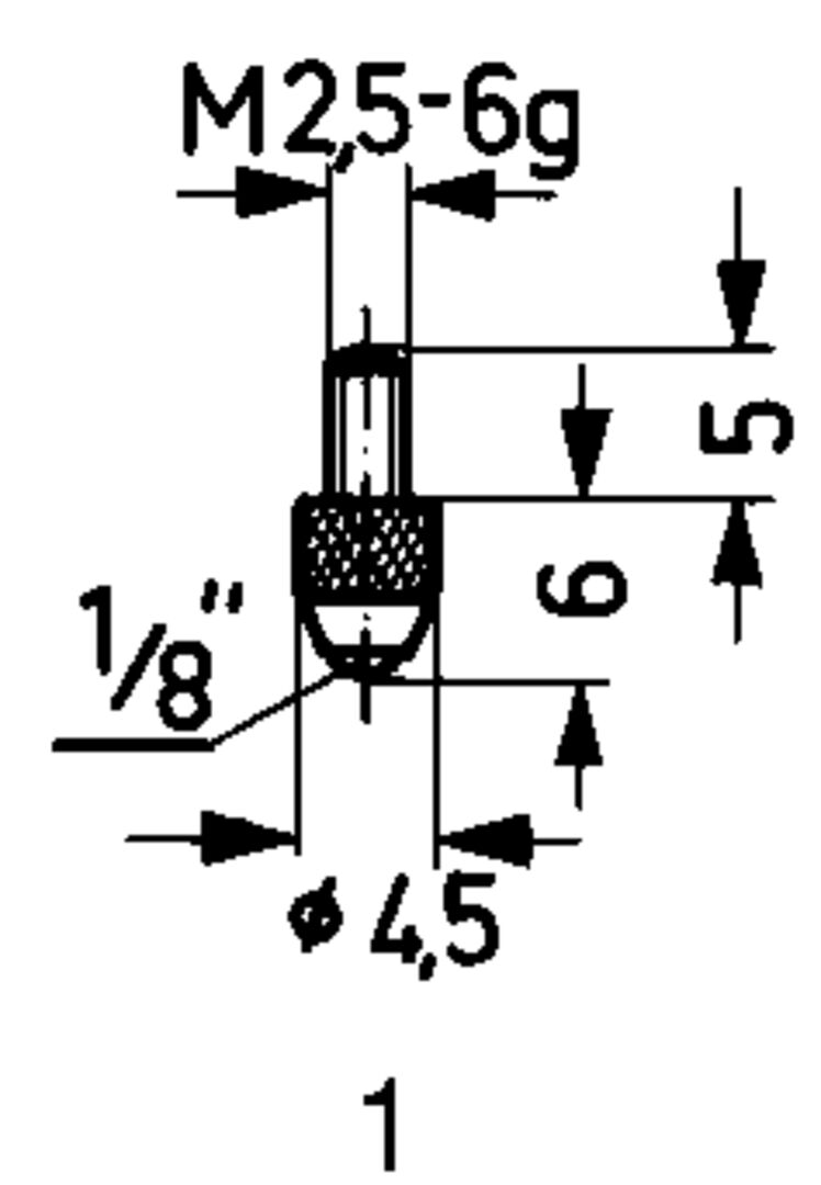 KÄFER Messeinsatz für Messuhren &Feinz. Stahl Abb. 1/Standard