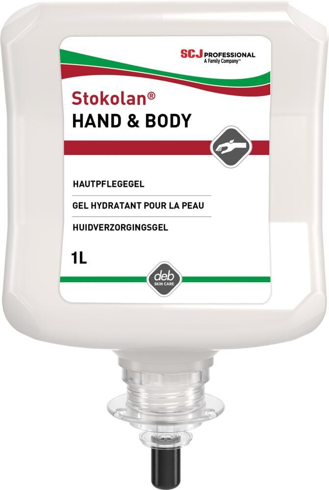 SC JOHNSON Hautpflegegel Stokolan Hand & Body 1.000ml Kartusche SBL1L
