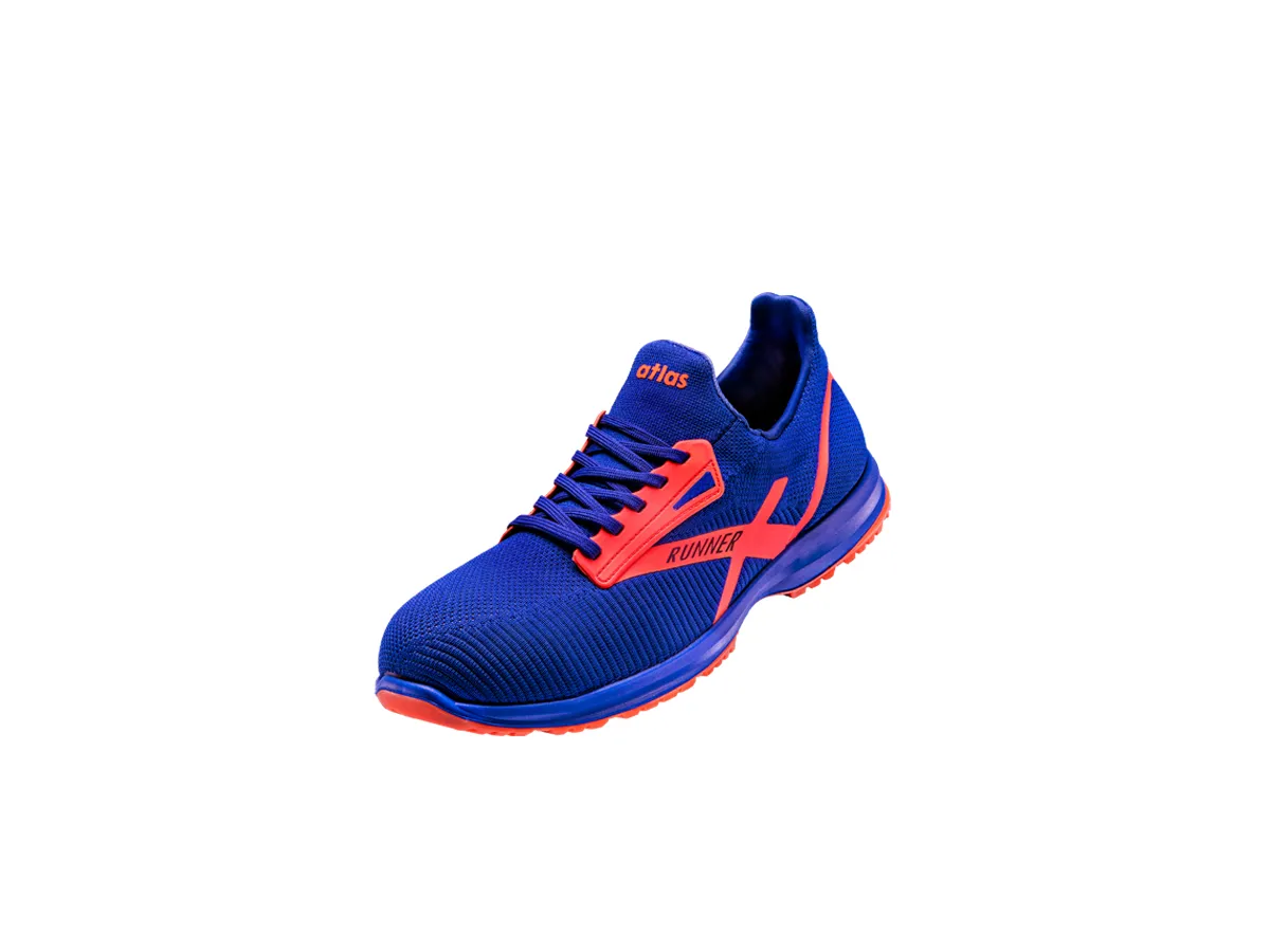 ATLAS Sicherheitsschuhe Runner 45 S1P Gr. 41 W10 SRC neon blue