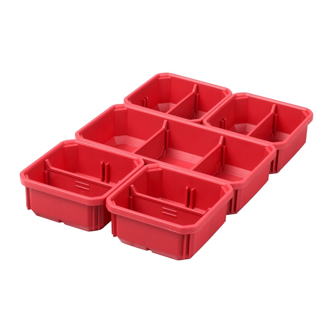 MILWAUKEE PACKOUT Ersatzboxen für PACKOUT Organiser Slim & Slim Compact 5St.