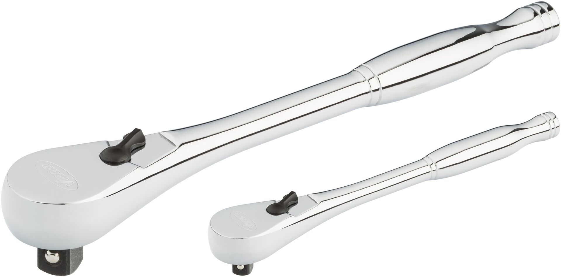 VIGOR Umschaltknarren Set 1/4" + 1/2" kurz