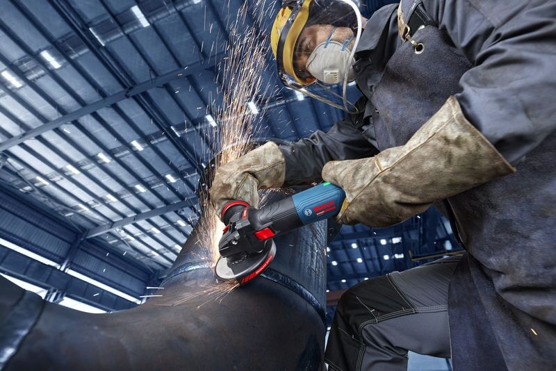 BOSCH Winkelschleifer EXWS20-125B im Karton