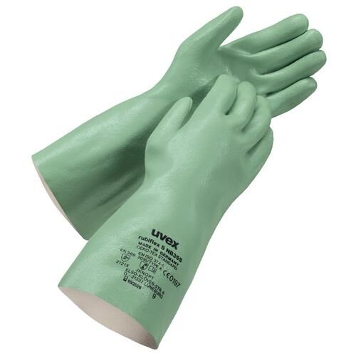 UVEX Schutzhandschuhe rubiflex S NB35S Gr. 10 Nitril grün 9889.1