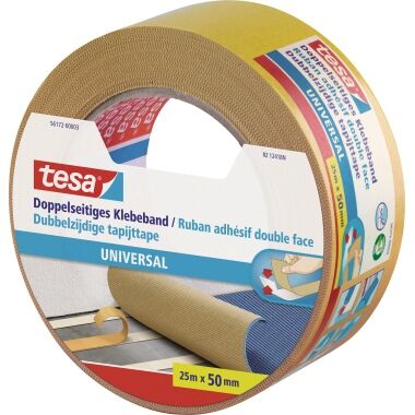TESA Doppelseitiges Klebeband 50mm breit 25m lang