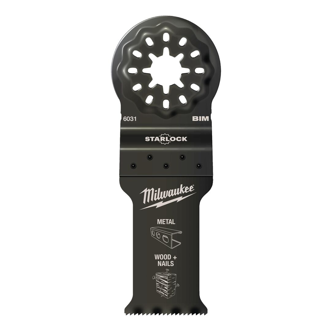MILWAUKEE Sägeblatt Tauchsägeblatt Starlock BiM 28x47mm Multimaterial