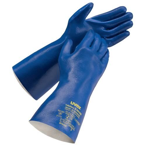 UVEX Schutzhandschuhe rubiflex S NB35B Gr. 9 Nitril blau 6022.4