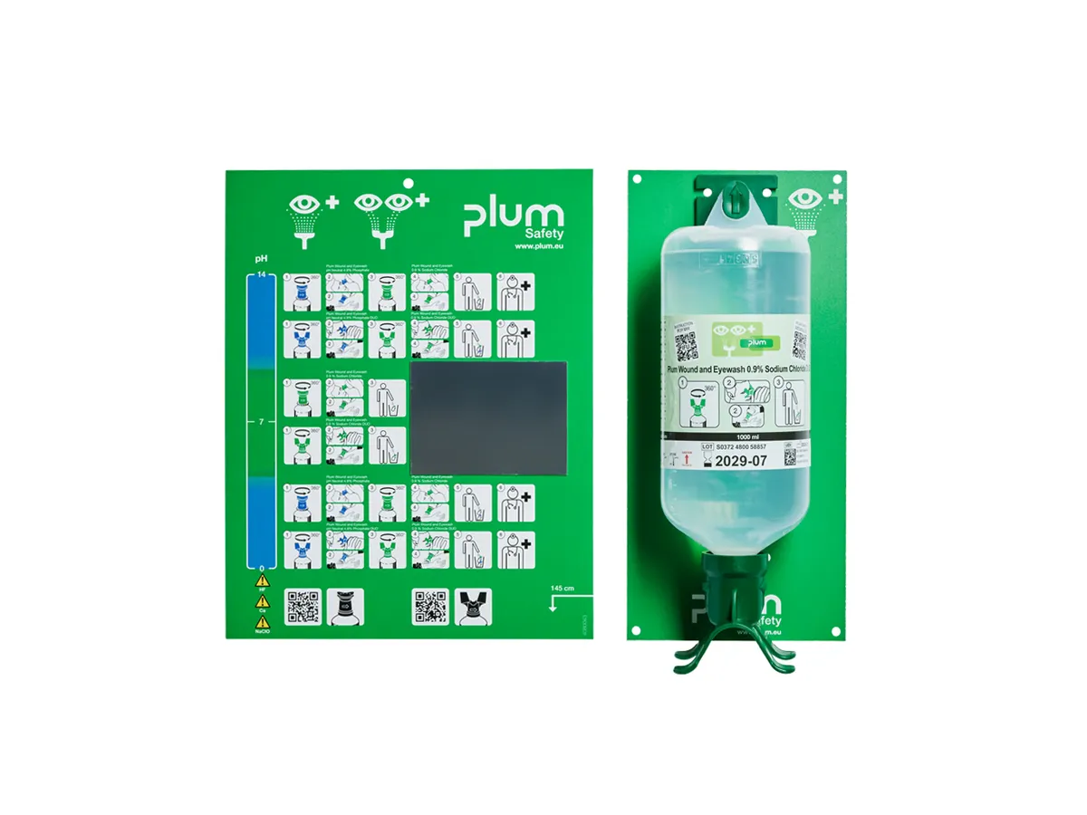 PLUM Augenspülstation Duo inkl. 1 Flasche 1000ml