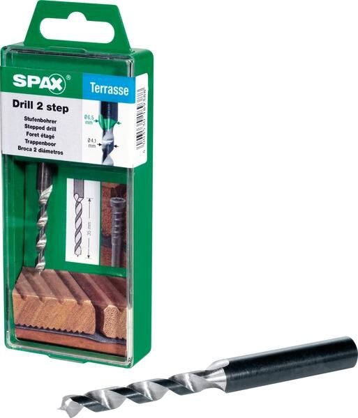 SPAX Stufenbohrer 4,1/6,5mm 5 Stück/Blister