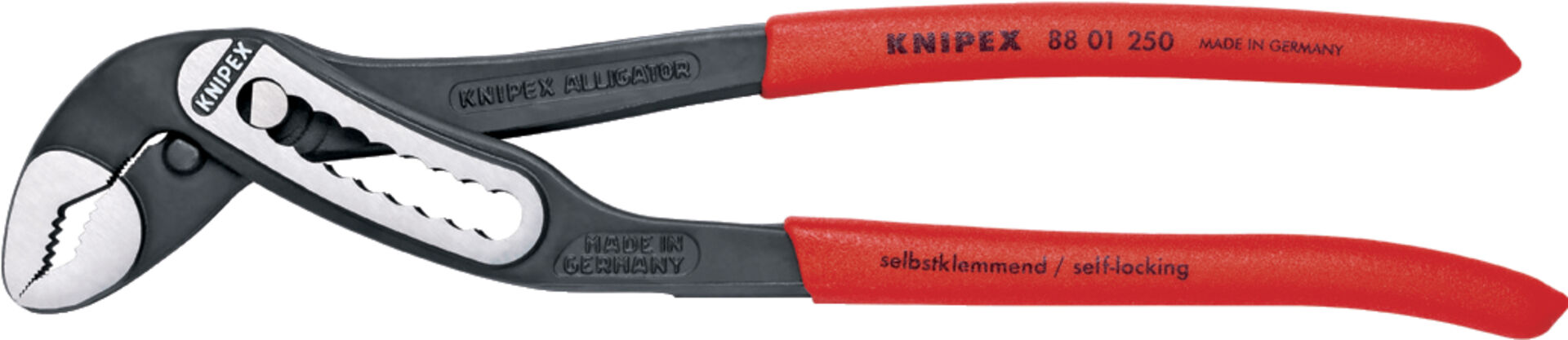 KNIPEX Wasserpumpenzange Rohrzange Alligator KST 180mm 88 01 180