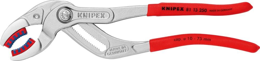 KNIPEX Siphon-& Connectorenzange 250mm SpeedGrip Kunststoff 81 13 250