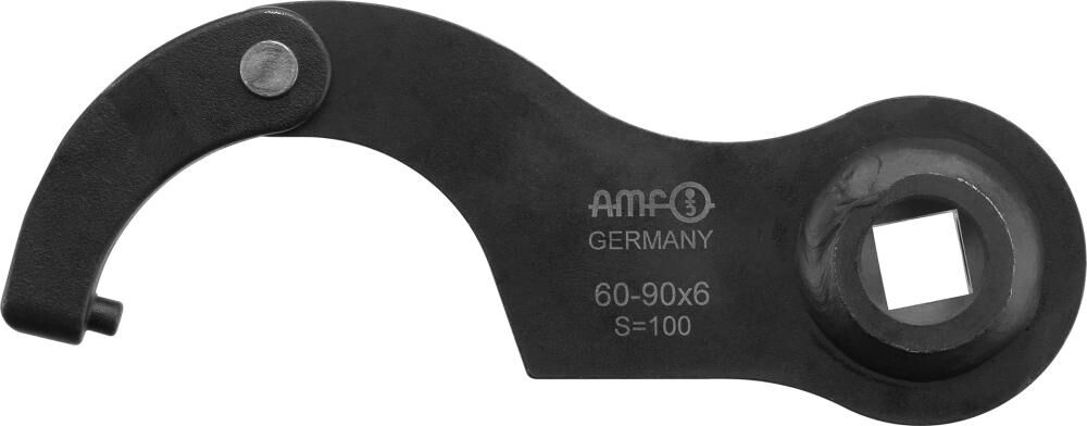 AMF Gelenk-Hakenschlüssel 3/4" 95-165mm mit Zapfen
