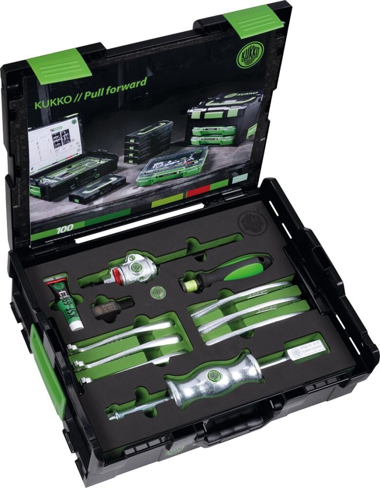 KUKKO Kombi-Abzieher 3-armig mit Sperrmechanismus